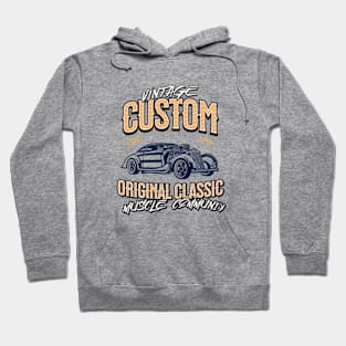 Vintage Garage Custom Car Hoodie